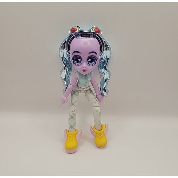 Capsule Chix 5" Fashion Doll Figure Metallic Blue Hair Toy - Picture 1 of 5